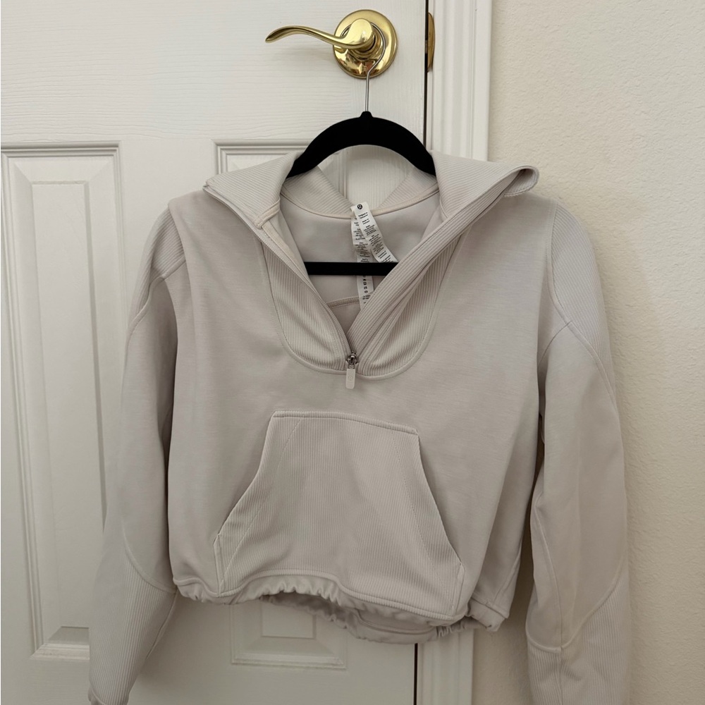 Lululemon brushed softstreme half zip